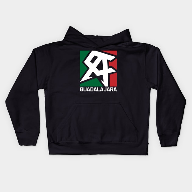 Canelo Guadalajara Boxing Pride Kids Hoodie by cagerepubliq